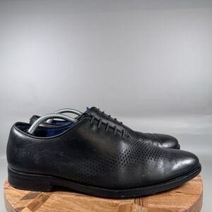 COLE HAAN Shoes GRAND.OS Mens Size 11.5 Black Oxford Casual Lace Up Dress C23999